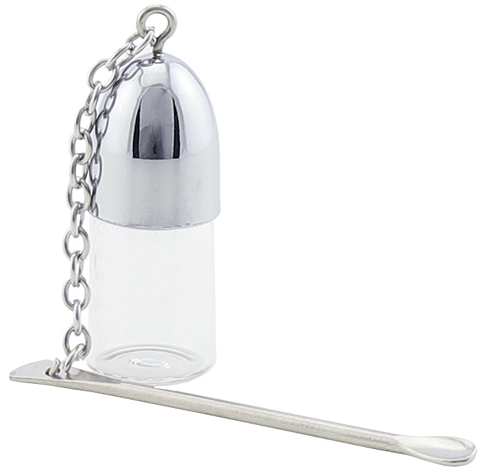 Spoon on Vial White Glass-Wapshop