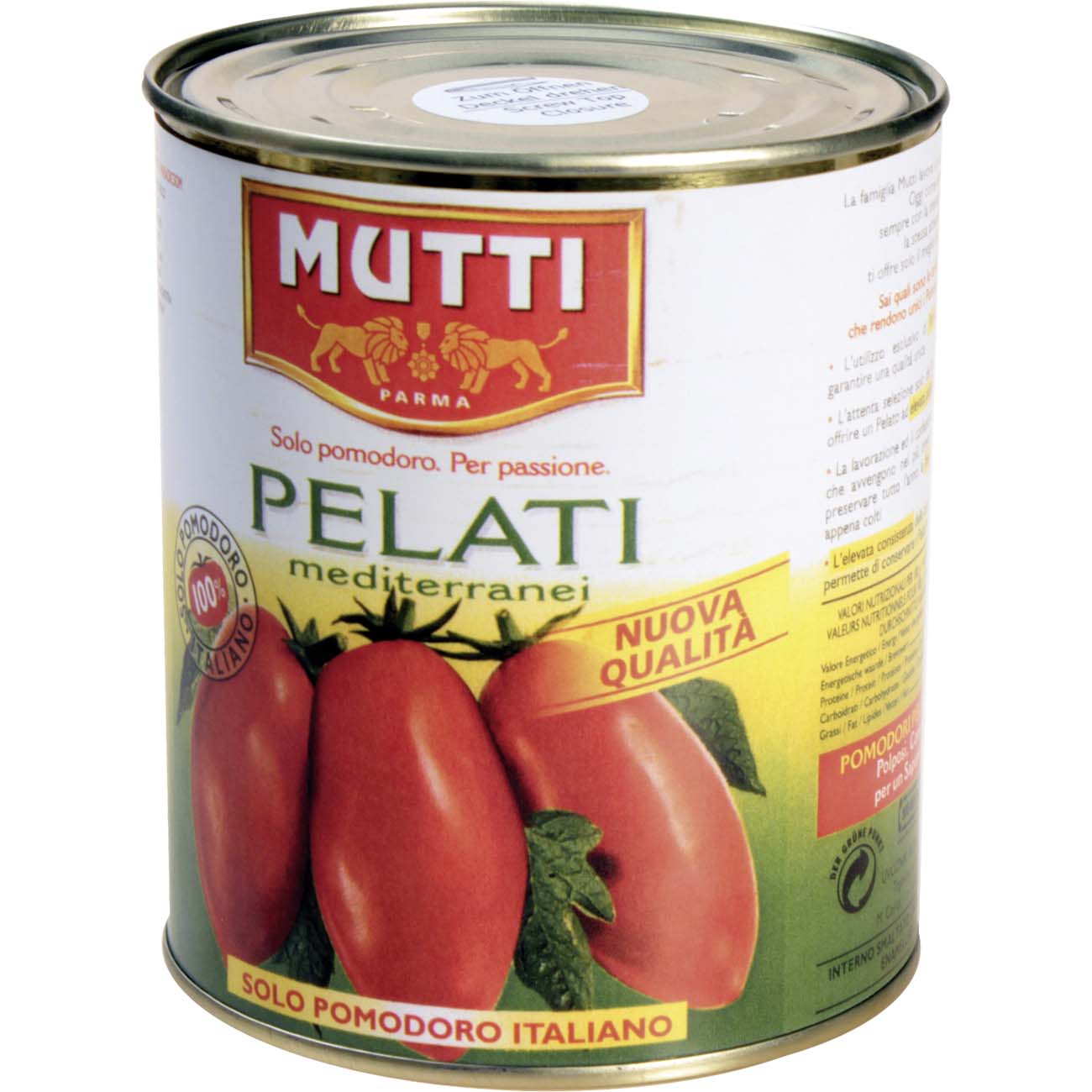 Stash Can Mutti Pelati 800 ml-Wapshop