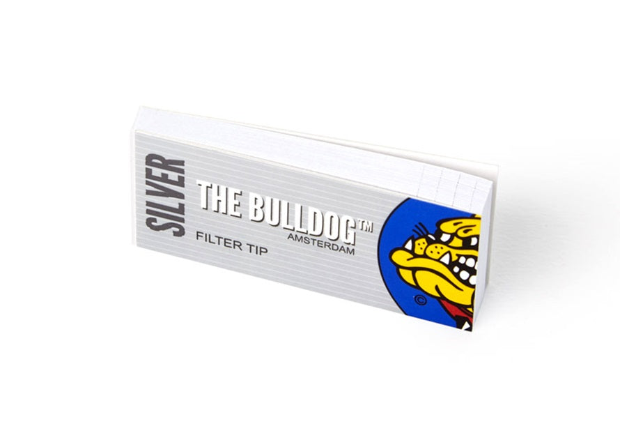 The Bulldog Filter Tips Silver-Wapshop